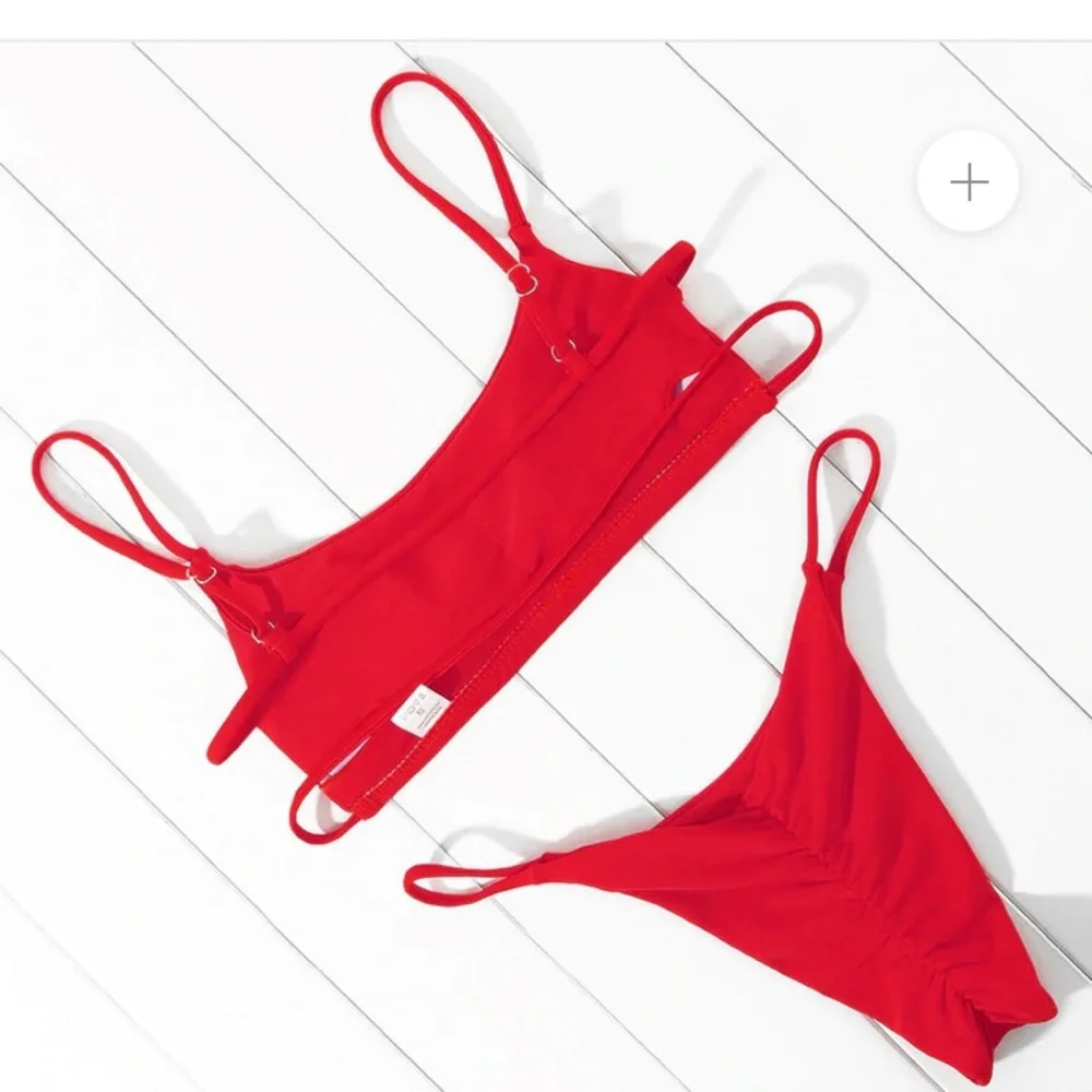 Red Bikini Set - Picture 2 of 5